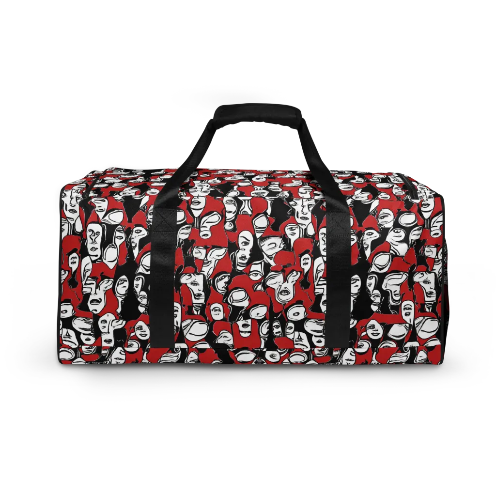Crimson Chorus on Duffle Bag — Back