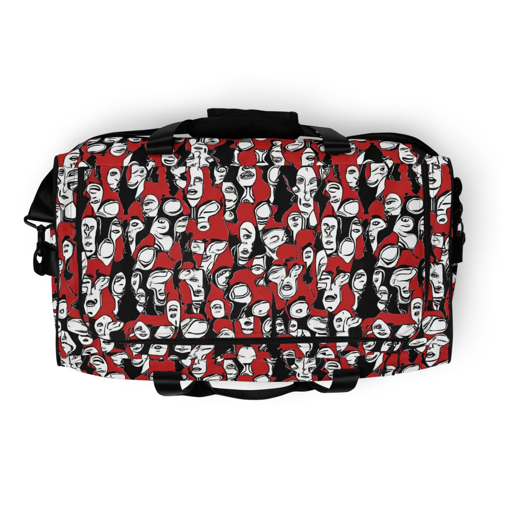 Crimson Chorus on Duffle Bag — Top