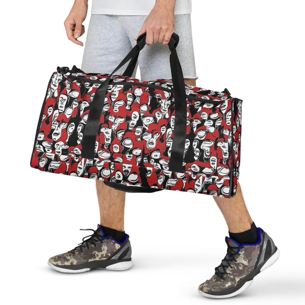 Crimson Chorus on Duffle Bag — Front