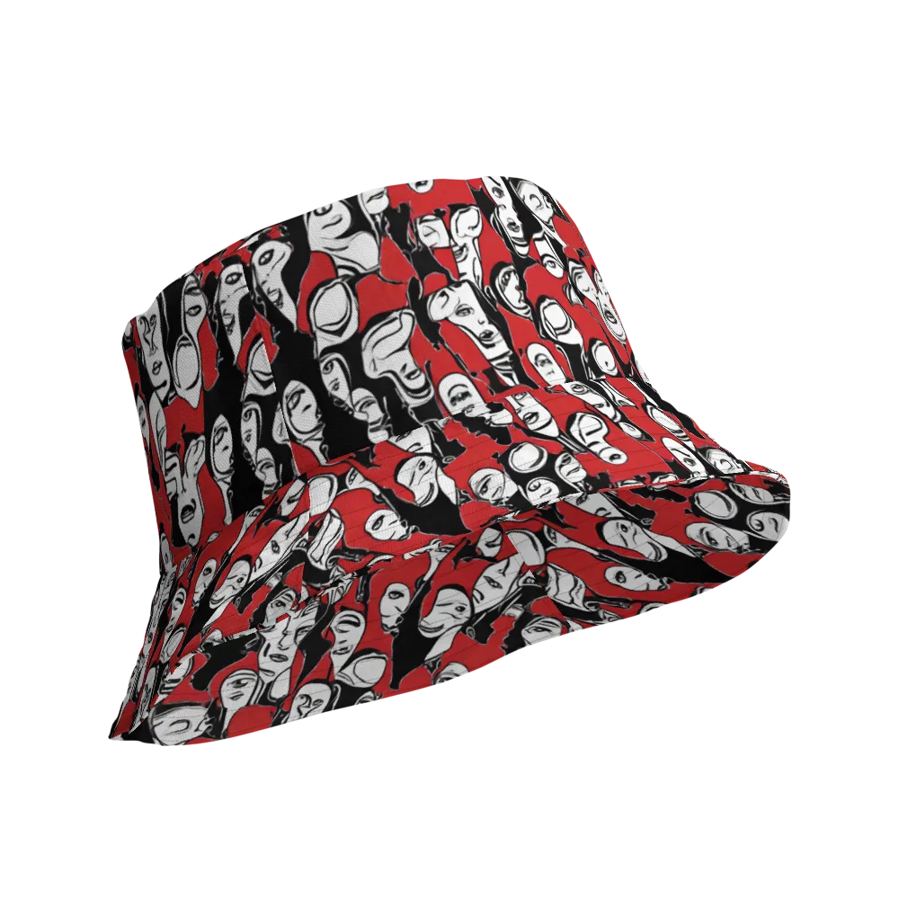 Crimson Chorus on Reversible Bucket Hat — Product details Outside