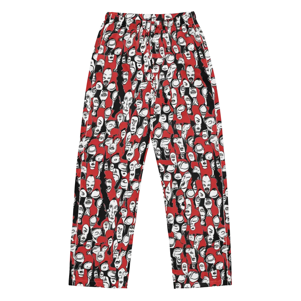 Crimson Chorus on Women's Pajama Pants — Front