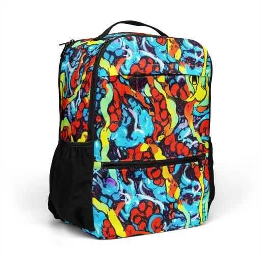 Electric Molten on a Utility Backpack