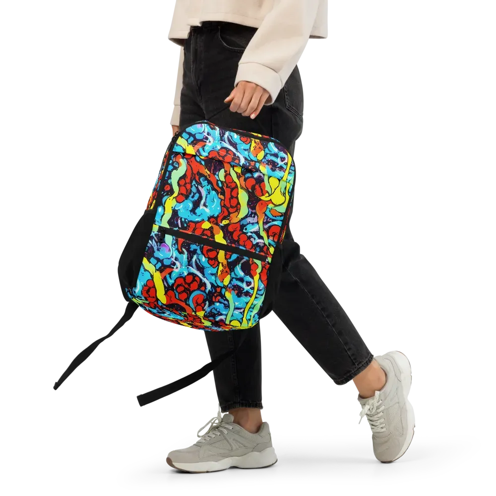 Electric Molten on Utility Backpack — Front