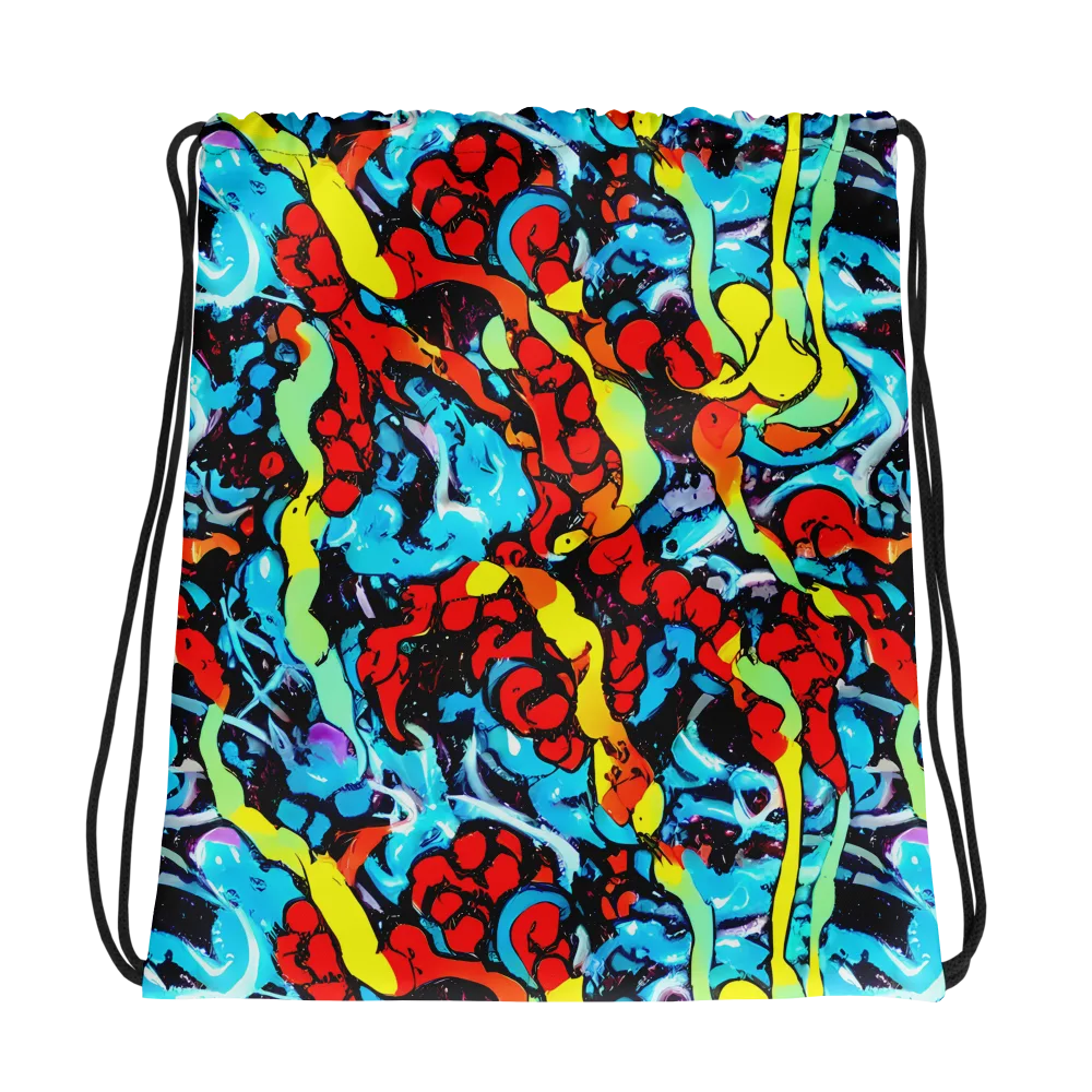 Electric Molten on Drawstring Bag — Photo