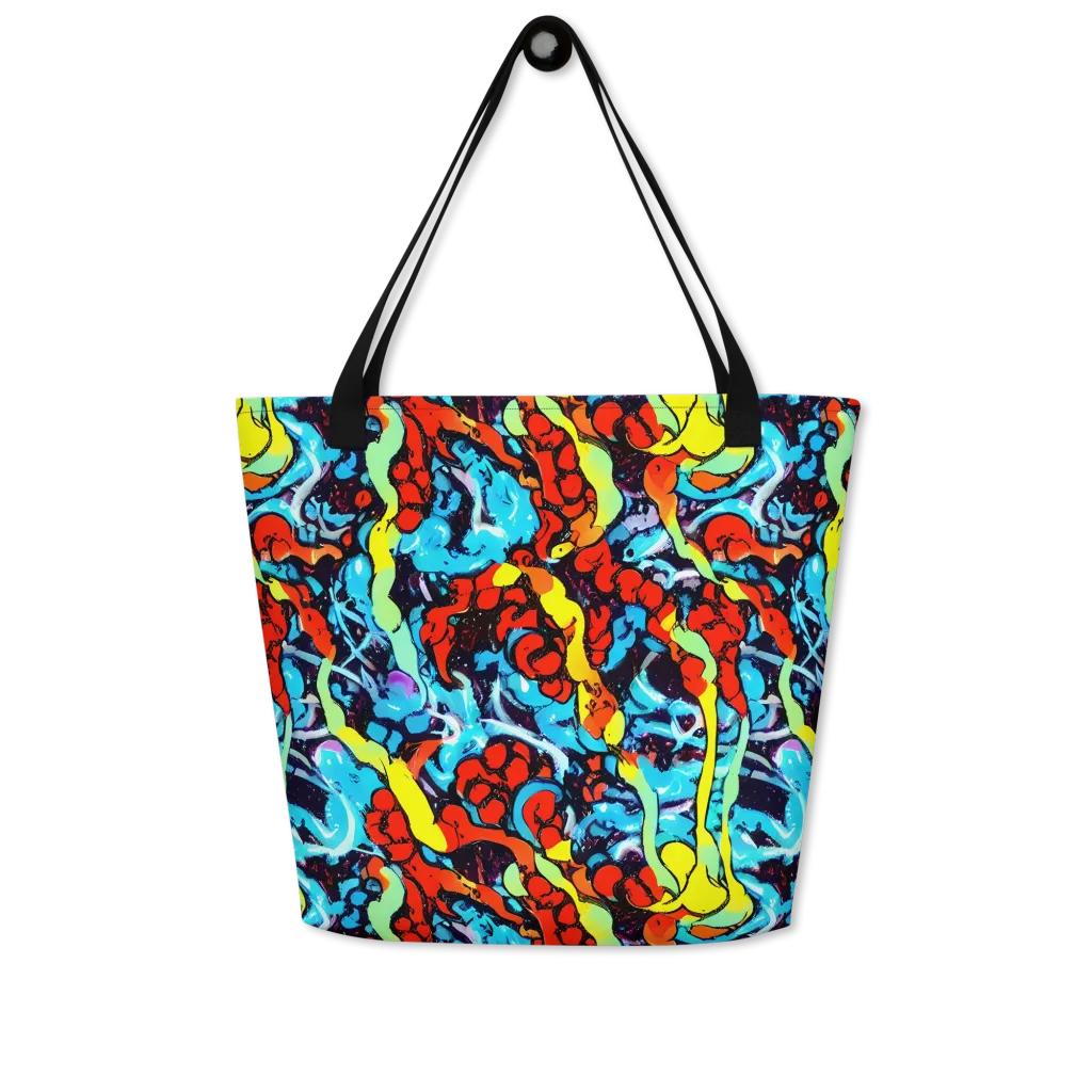 Electric Molten on Large Tote Bag W/ Pocket — Front