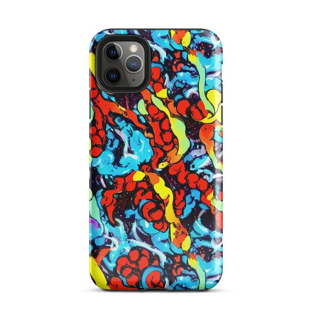 Electric Molten on Tough Case for iPhone® — Front