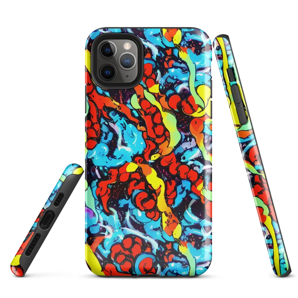 Electric Molten on Tough Case for iPhone® — Front