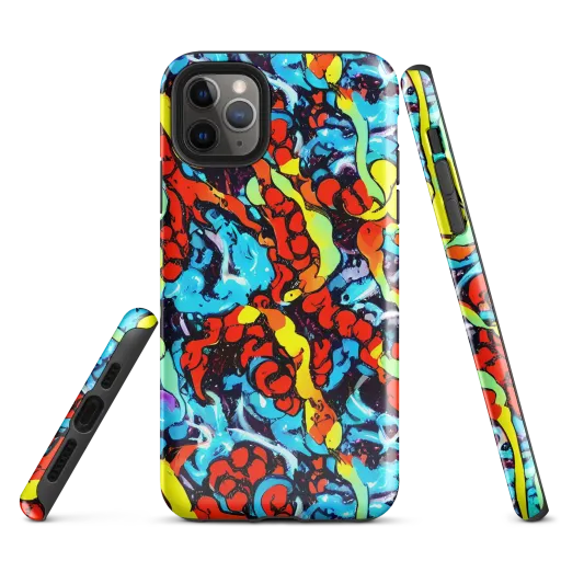 Electric Molten on a Tough Case for iPhone®