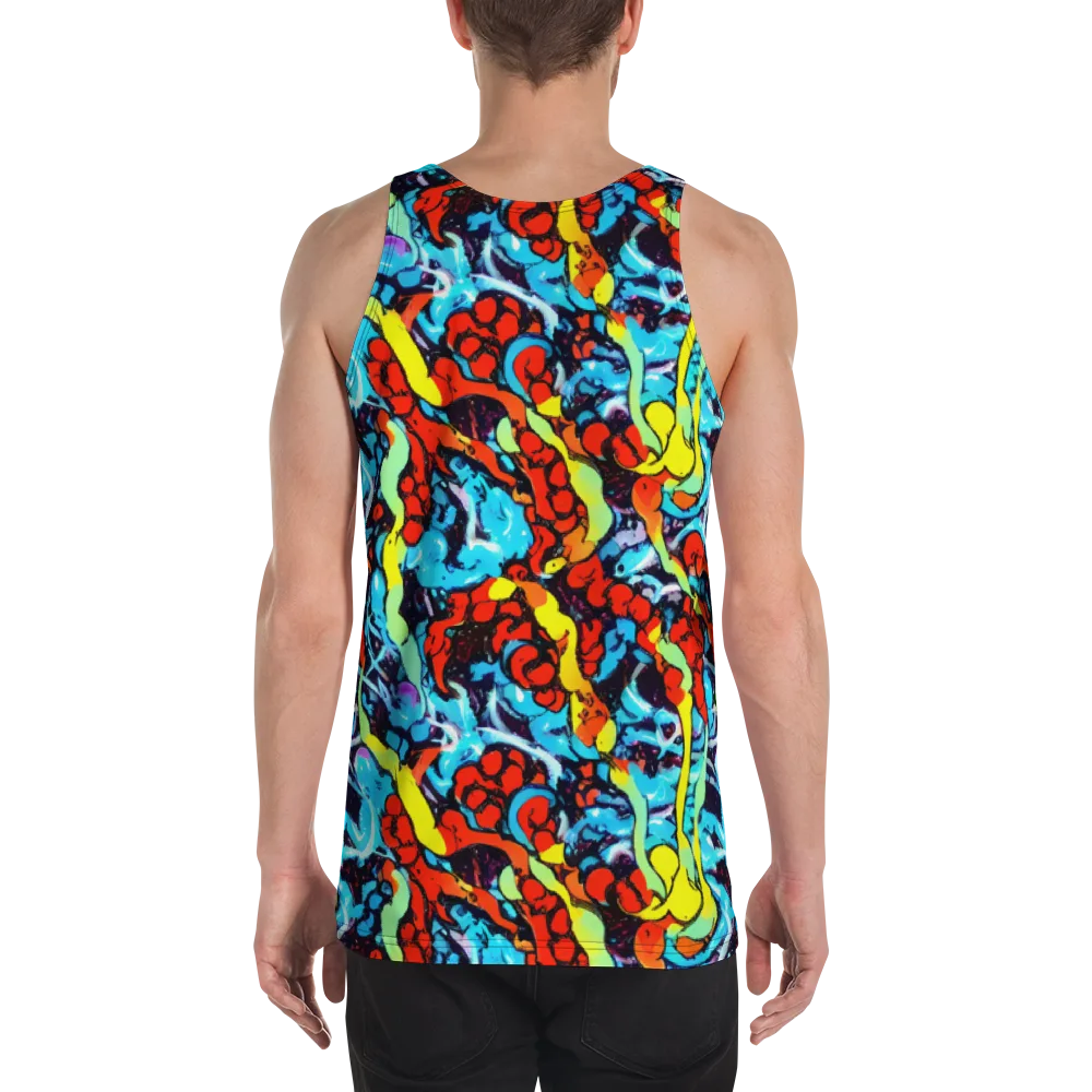 Electric Molten on Men's Tank Top — Back