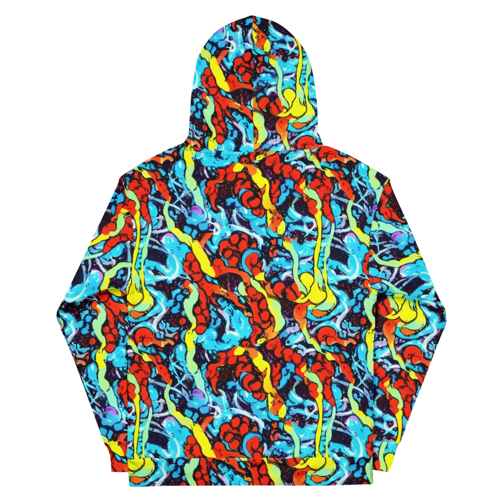Electric Molten on Cotton Hoodie — Back