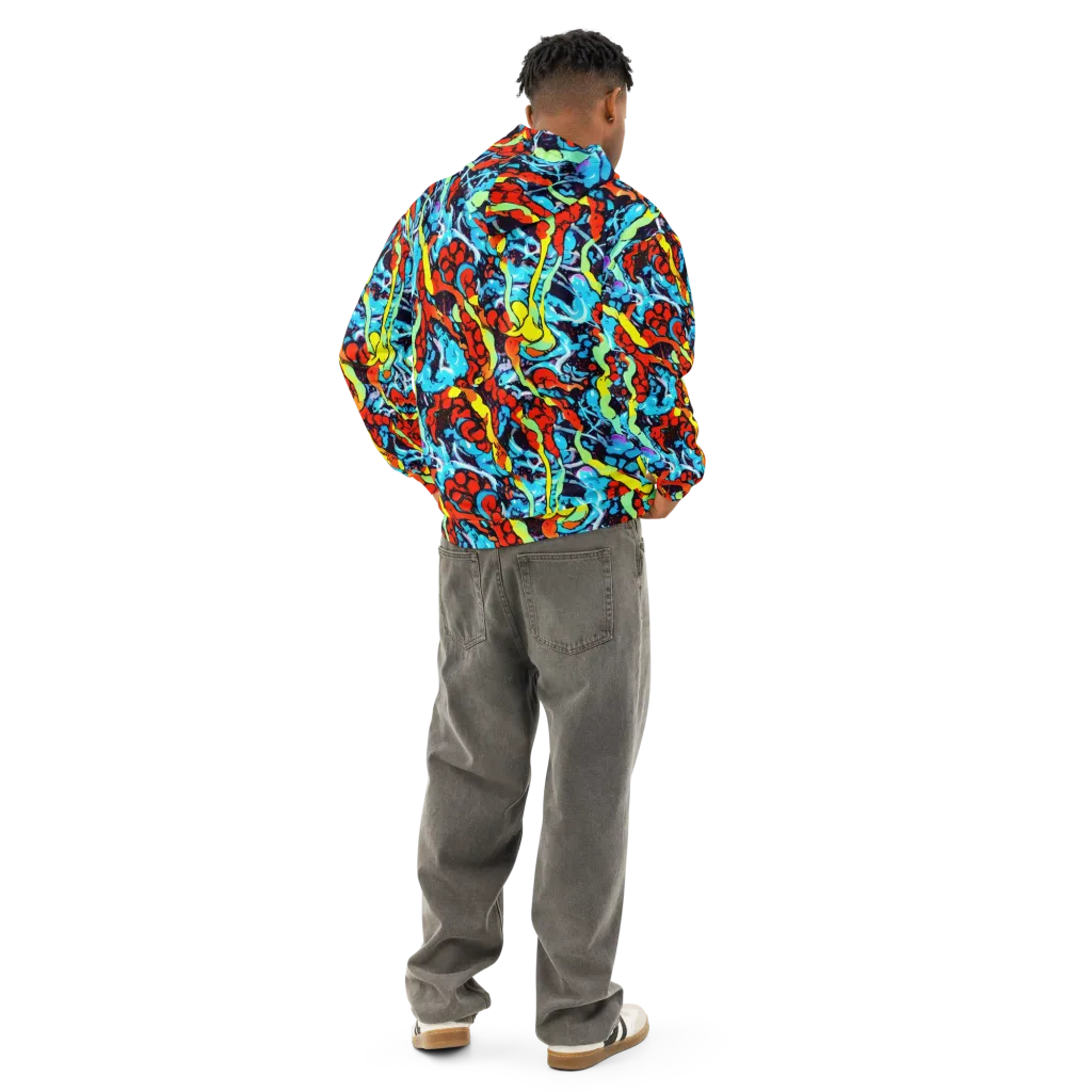Electric Molten on Cotton Hoodie — Back