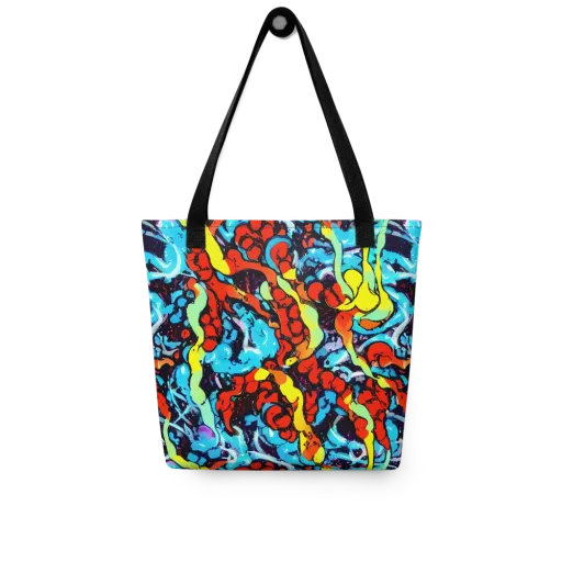 Electric Molten on a Tote Bag