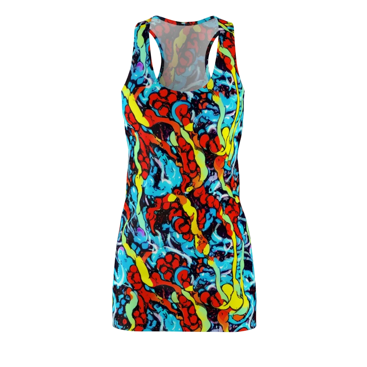 Electric Molten on Racerback Dress — Front