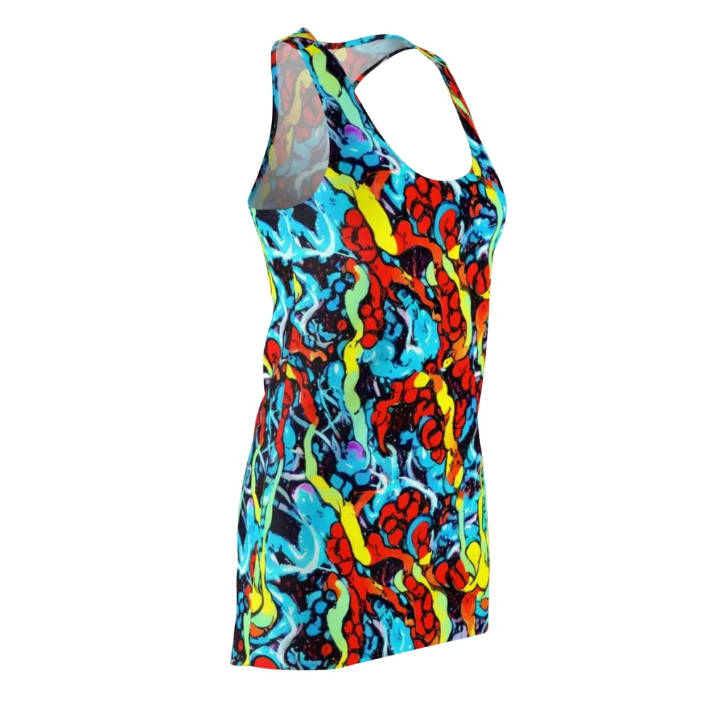 Electric Molten on Racerback Dress — Front Side