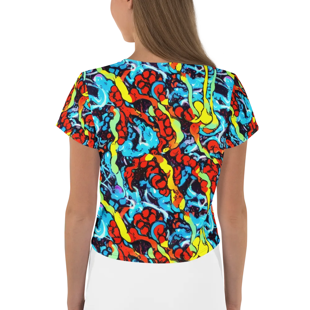Electric Molten on Crop Tee — Back