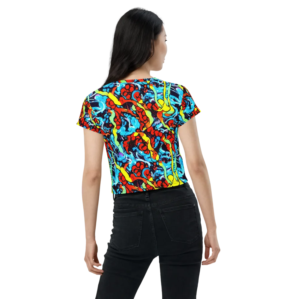Electric Molten on Crop Tee — Back