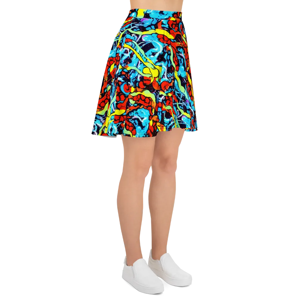 Electric Molten on Skater Skirt — Right