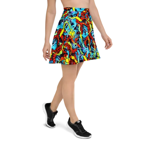 Electric Molten on a Skater Skirt