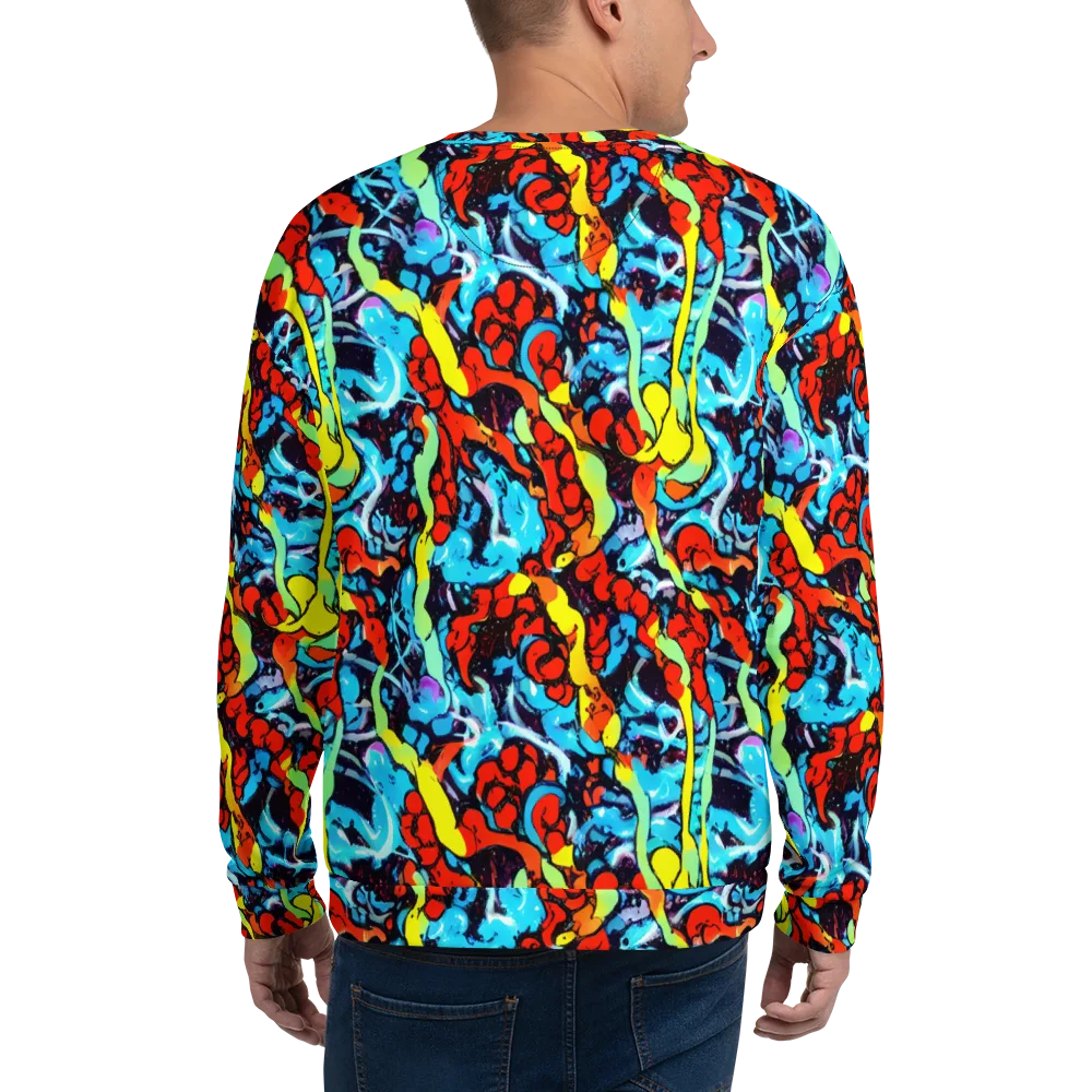 Electric Molten on Sweatshirt — Back