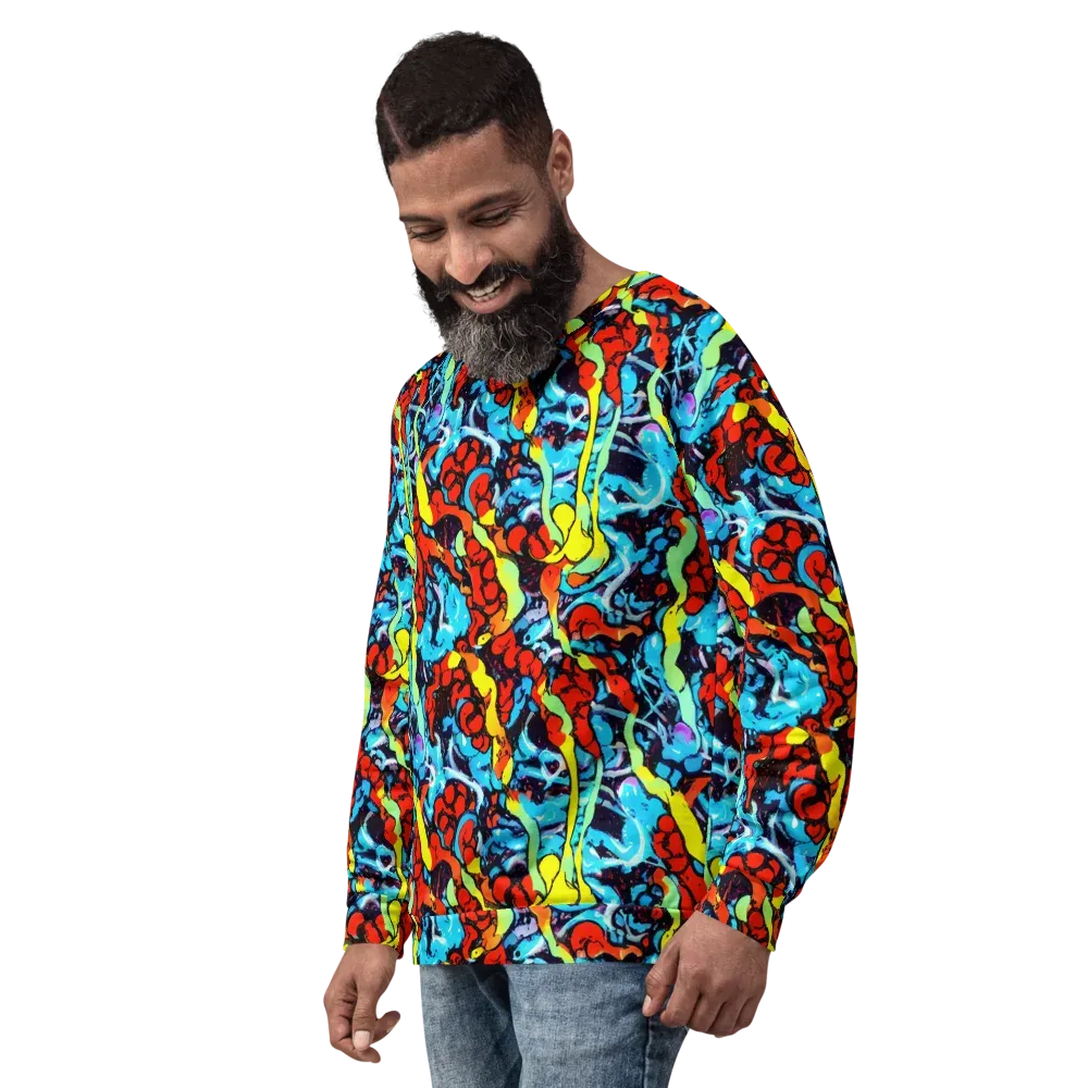 Electric Molten on Sweatshirt — Left Front