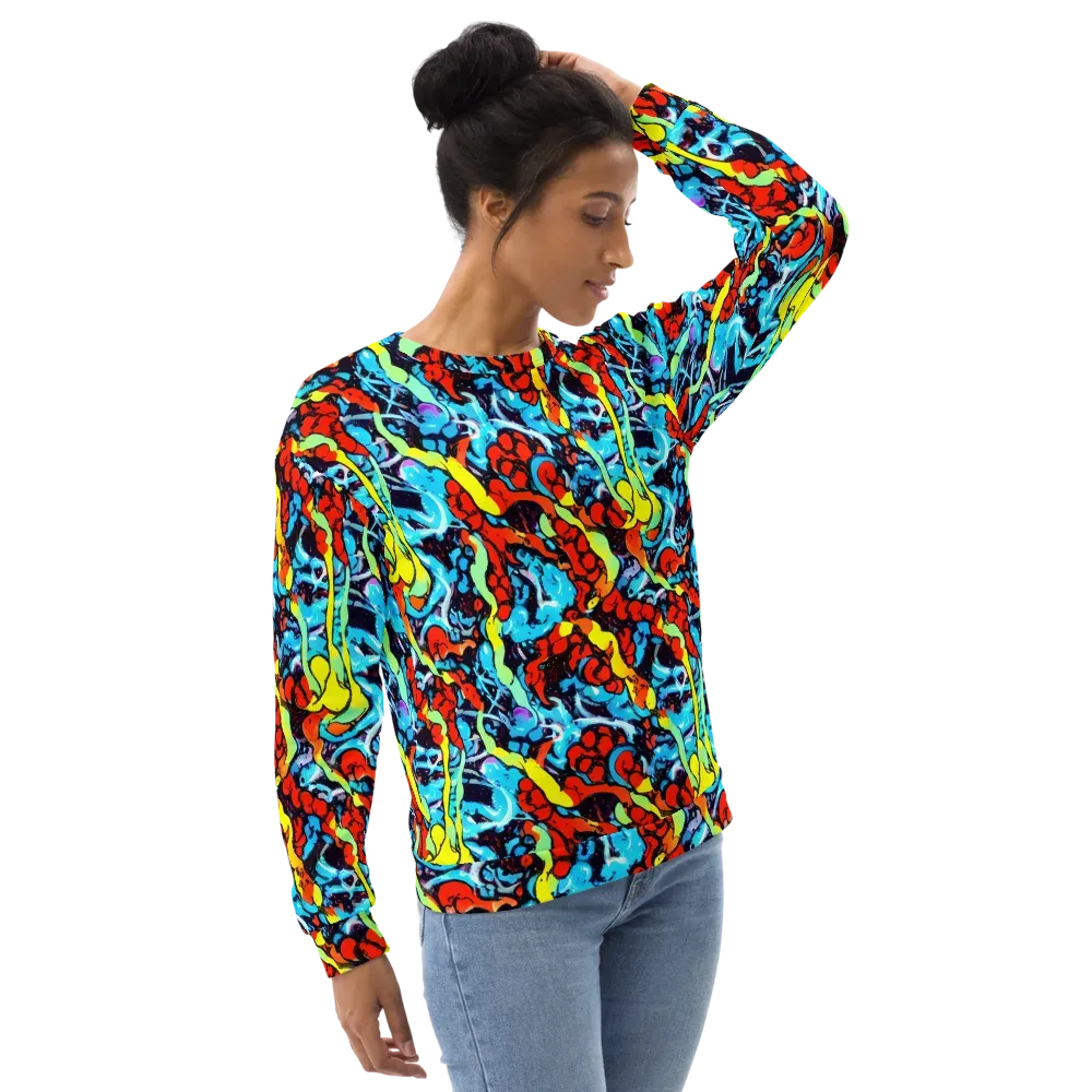 Electric Molten on Sweatshirt — Right Front
