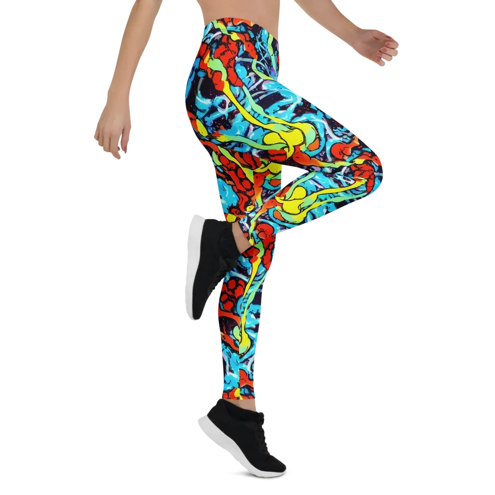 Electric Molten on Leggings — Right
