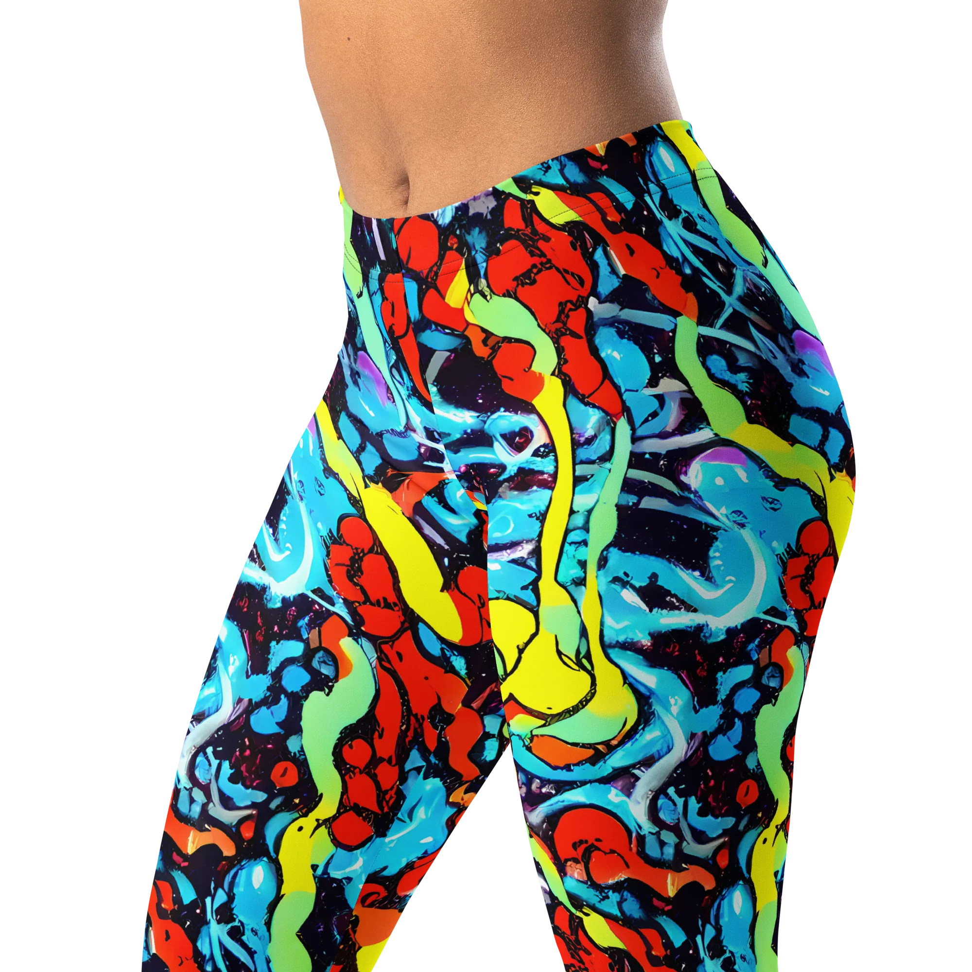Electric Molten on Leggings — Left Front