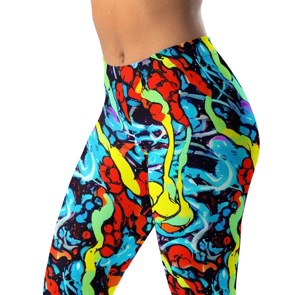 Electric Molten on Leggings — Left Front