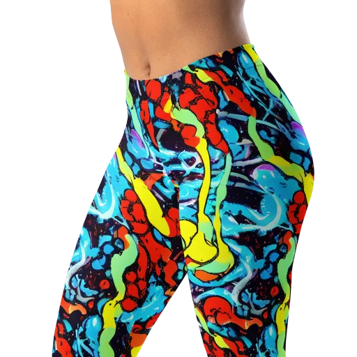 Electric Molten on a Leggings