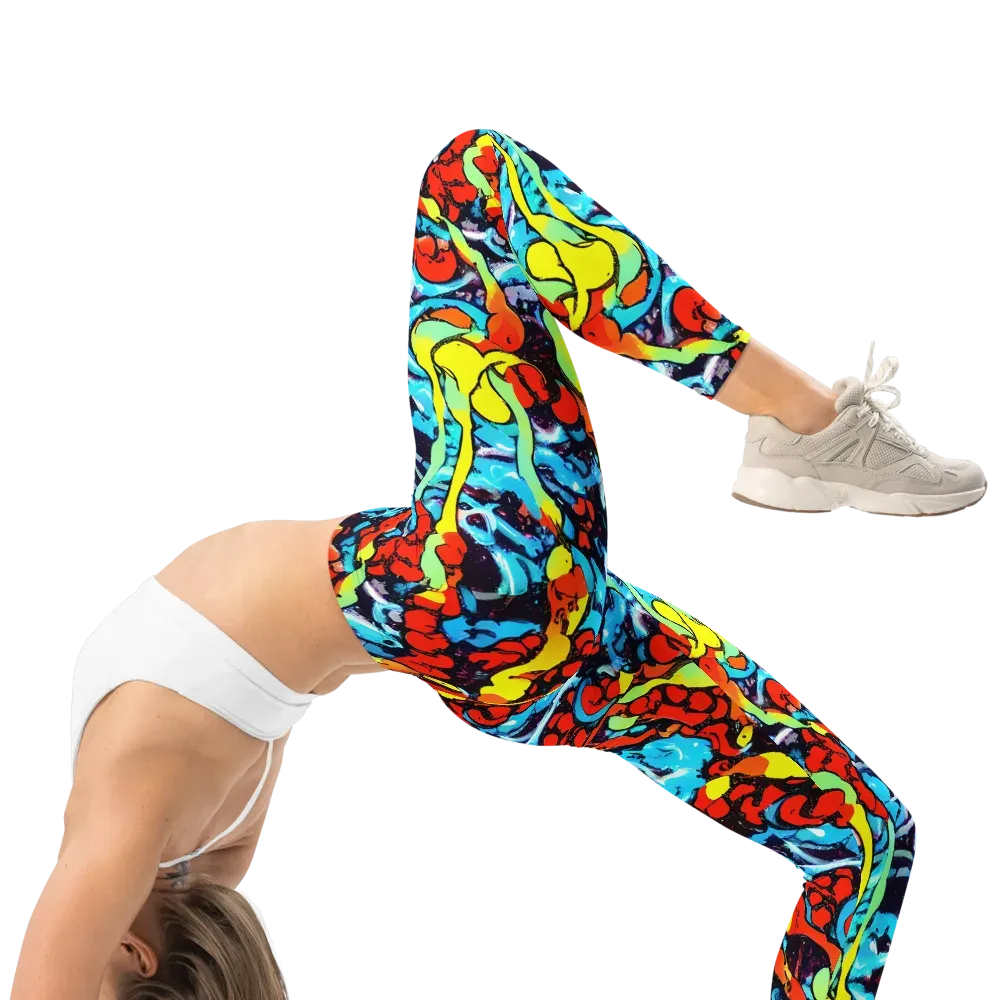 Electric Molten on Leggings — Right