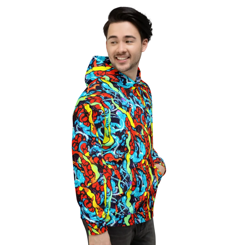 Electric Molten on Hoodie — Right