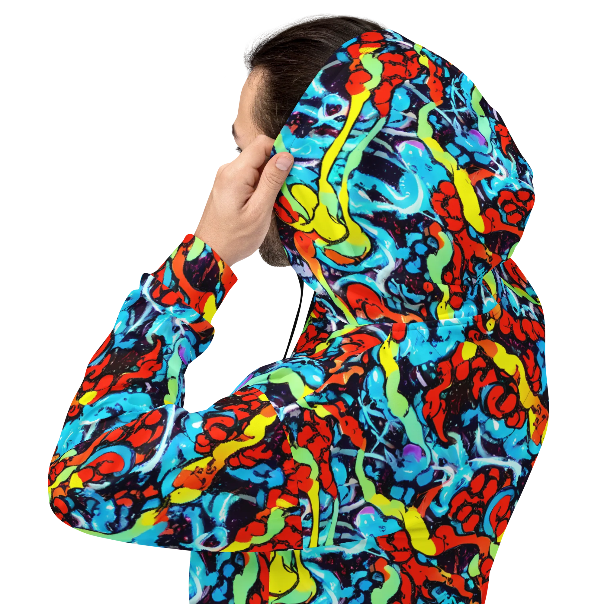 Electric Molten on Hoodie — Back