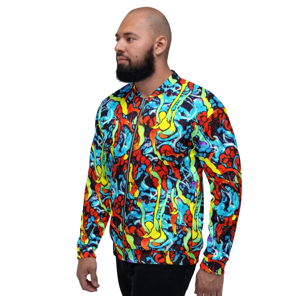 Electric Molten on Bomber Jacket — Left