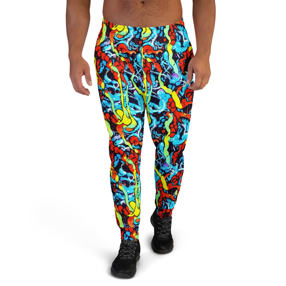 Electric Molten on Men's Joggers — Front