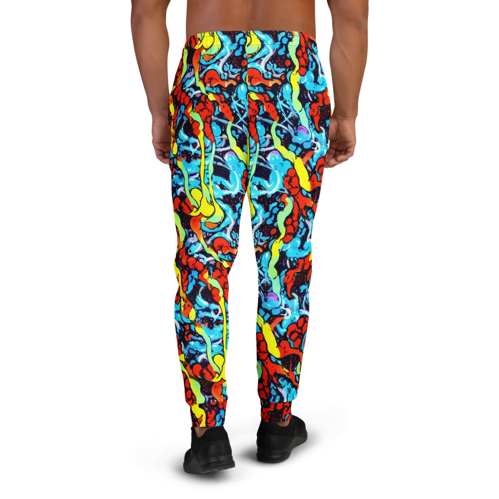 Electric Molten on Men's Joggers — Back