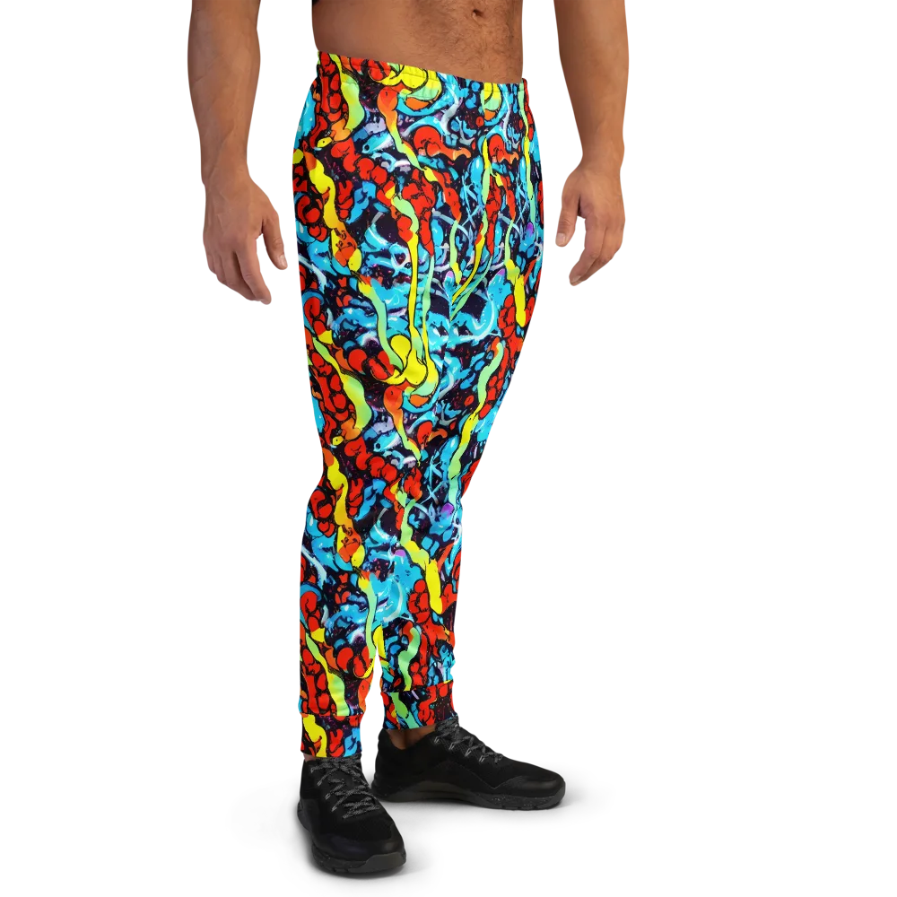 Electric Molten on Men's Joggers — Right