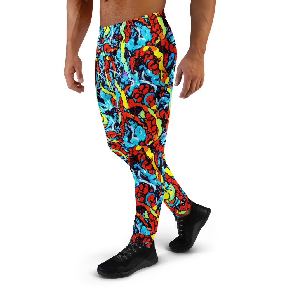 Electric Molten on Men's Joggers — Left