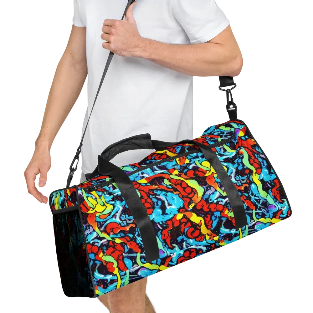 Electric Molten on Duffle Bag — Right Front