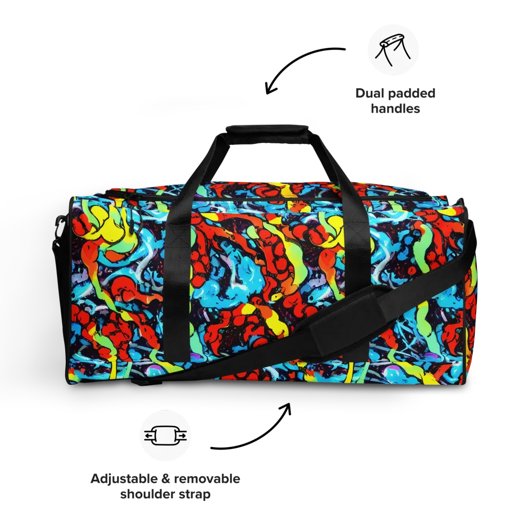 Electric Molten on Duffle Bag — Front