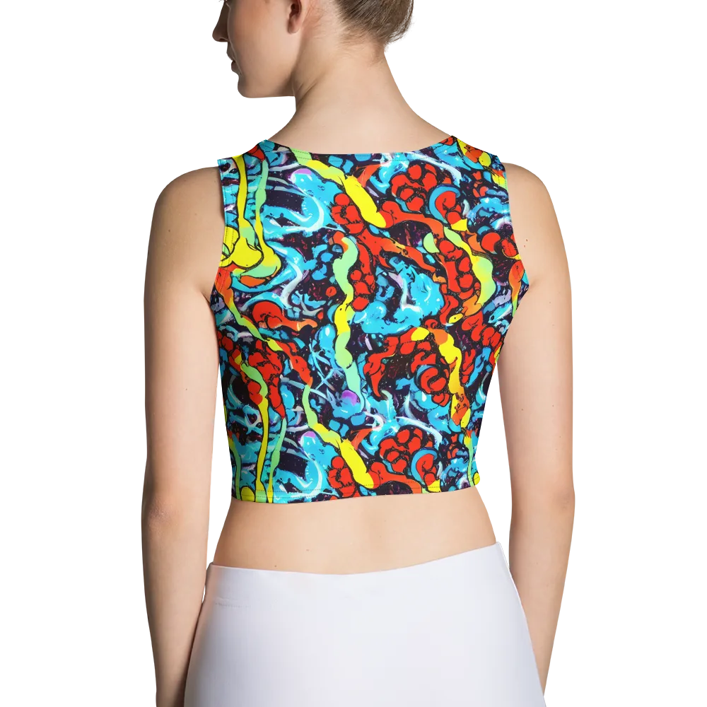 Electric Molten on Crop Top — Back