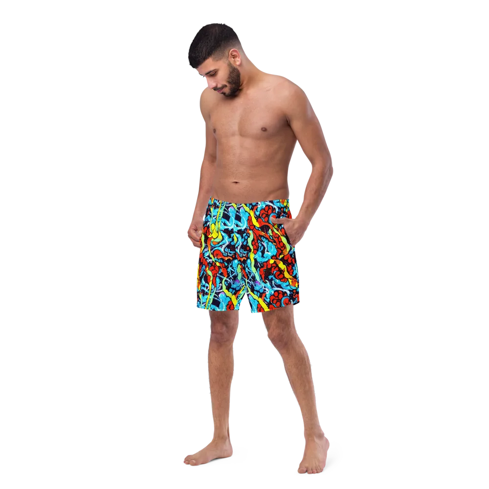 Electric Molten on Swim Trunks — Left Front