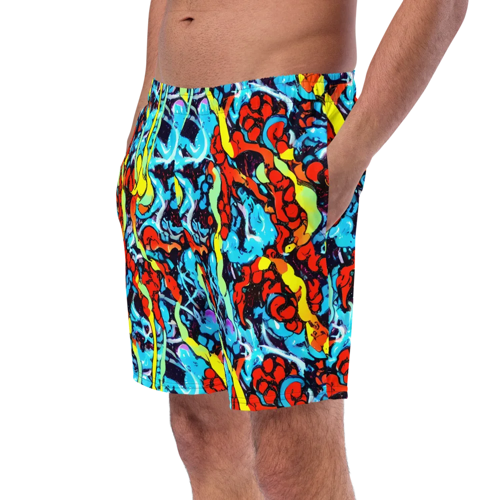 Electric Molten on Swim Trunks — Left Front