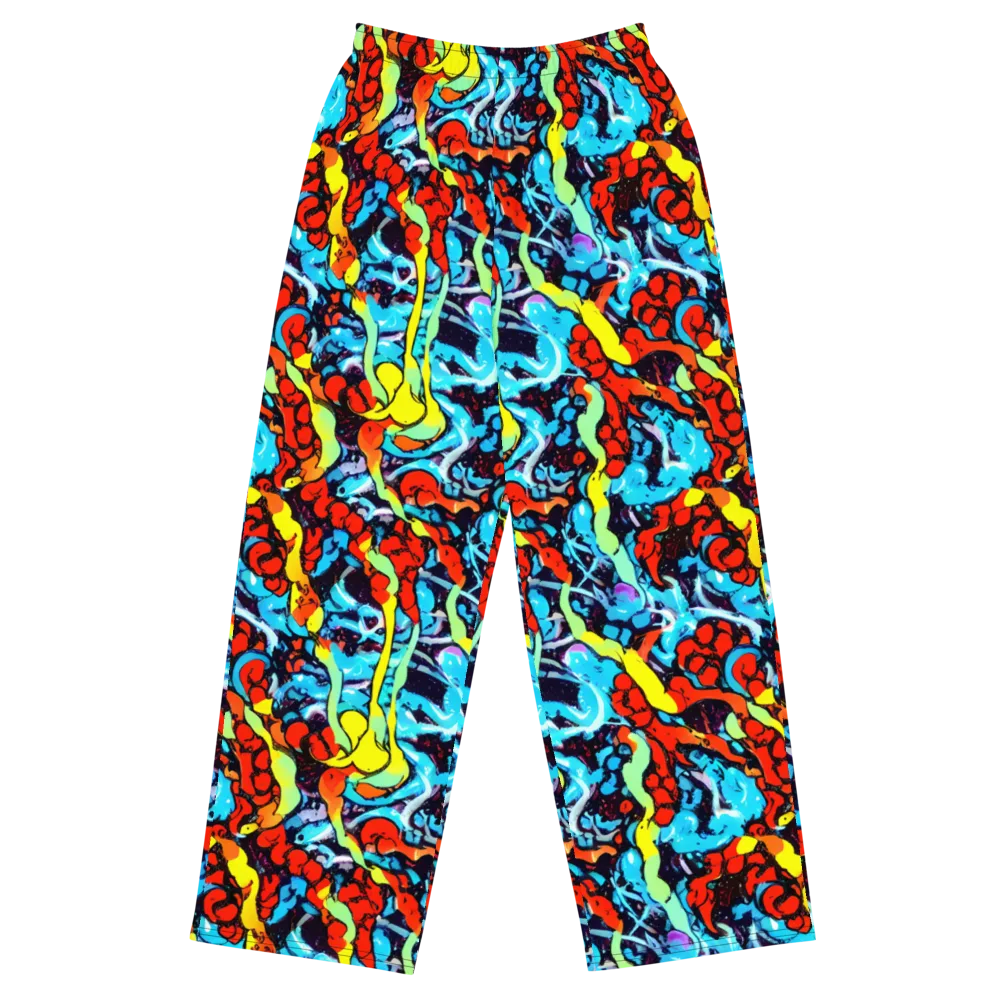 Electric Molten on Wide-Leg Pants — Front