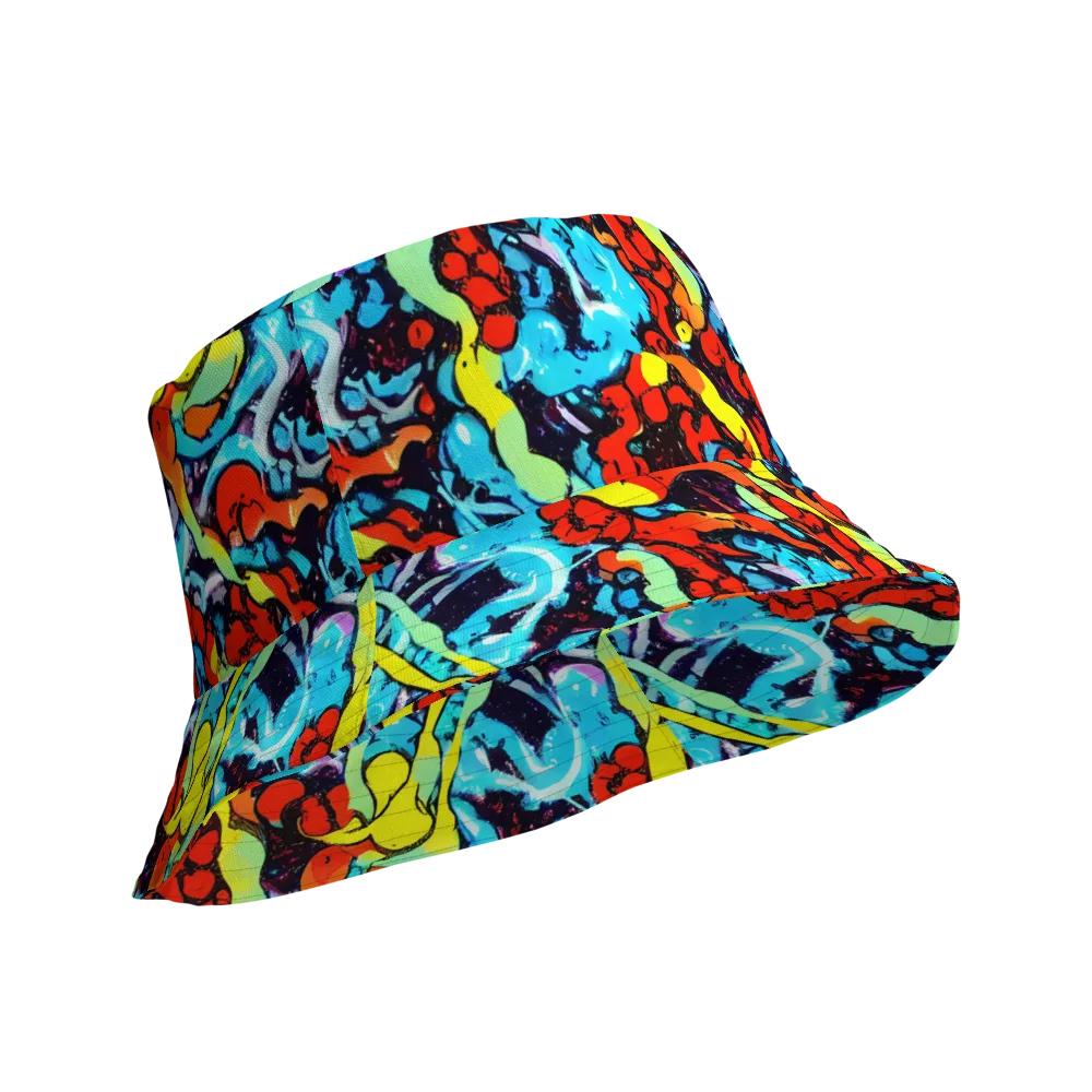 Electric Molten on Reversible Bucket Hat — Product details Outside