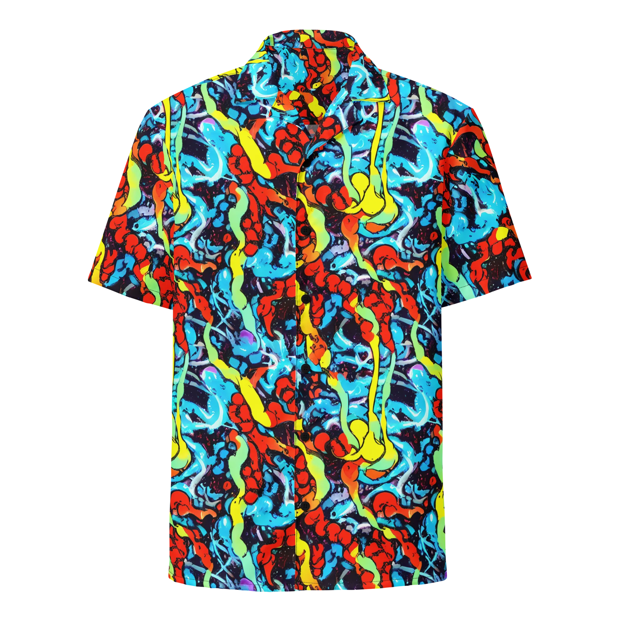 Electric Molten on Button Shirt — Front