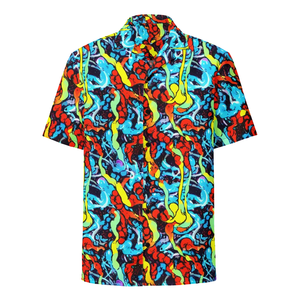 Electric Molten on Button Shirt — Front
