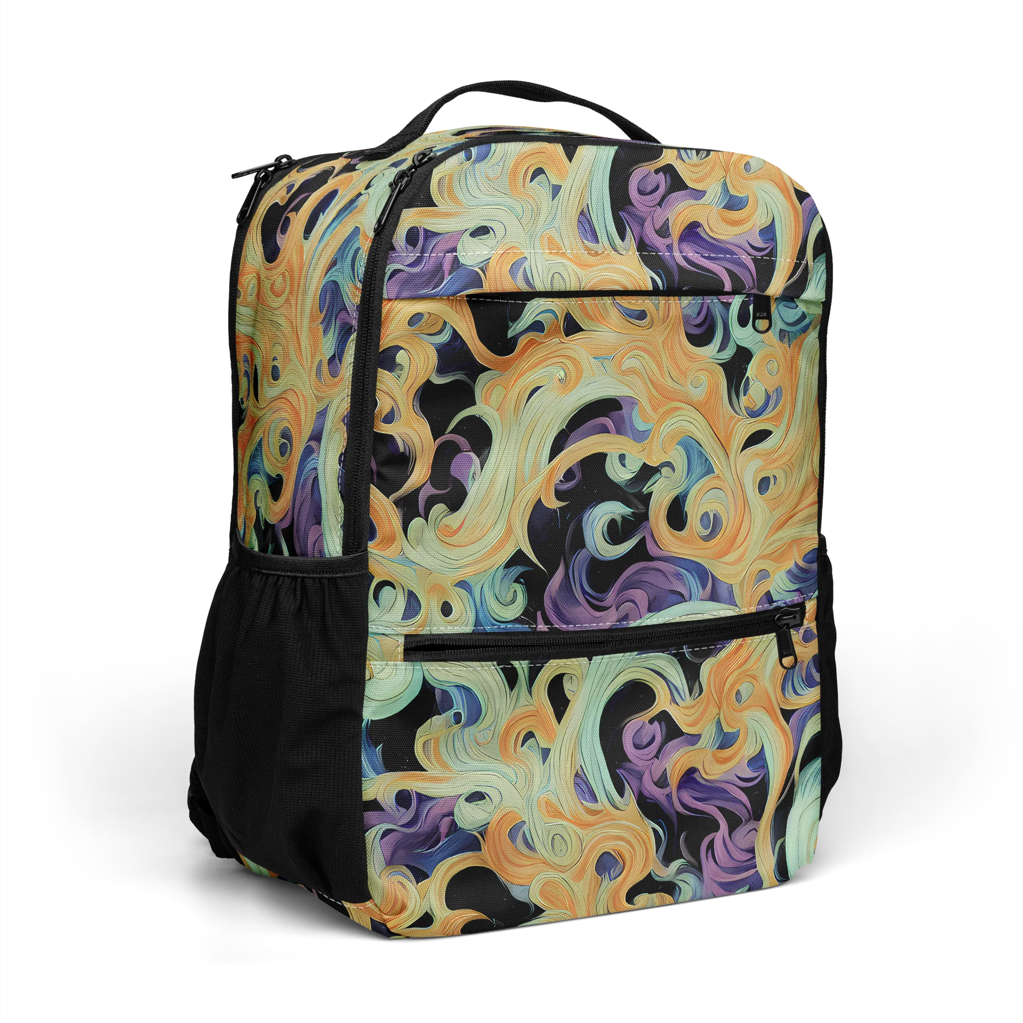 Velvet Vortex on Utility Backpack — Right Front