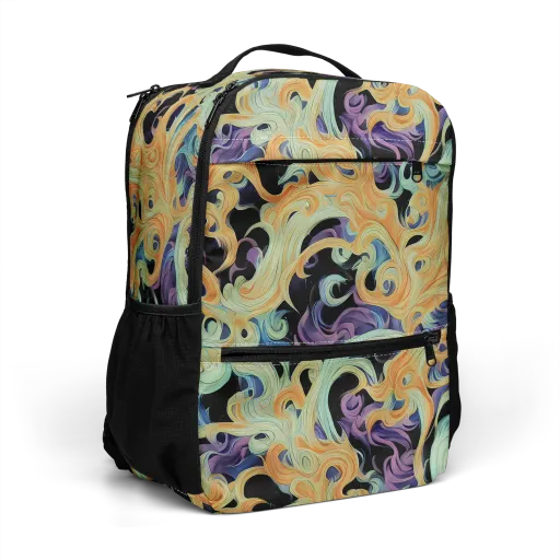 Velvet Vortex on a Utility Backpack