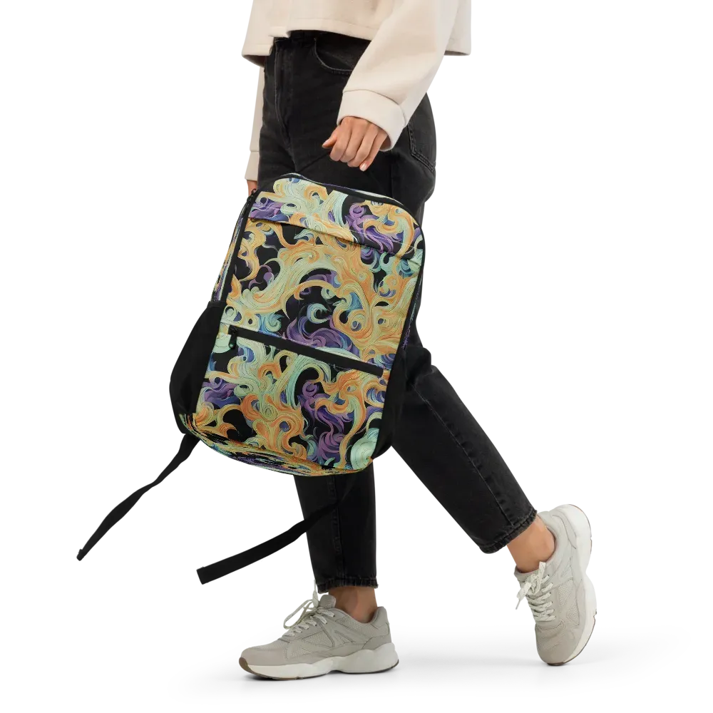 Velvet Vortex on Utility Backpack — Front