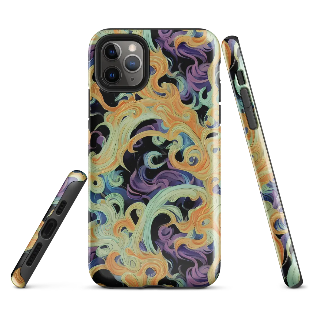 Velvet Vortex on Tough Case for iPhone® — Front